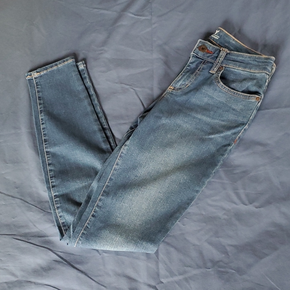 DKNY denim midrise skinny jeans jeggings M
